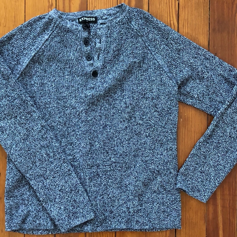 Express Men’s Henley sweater